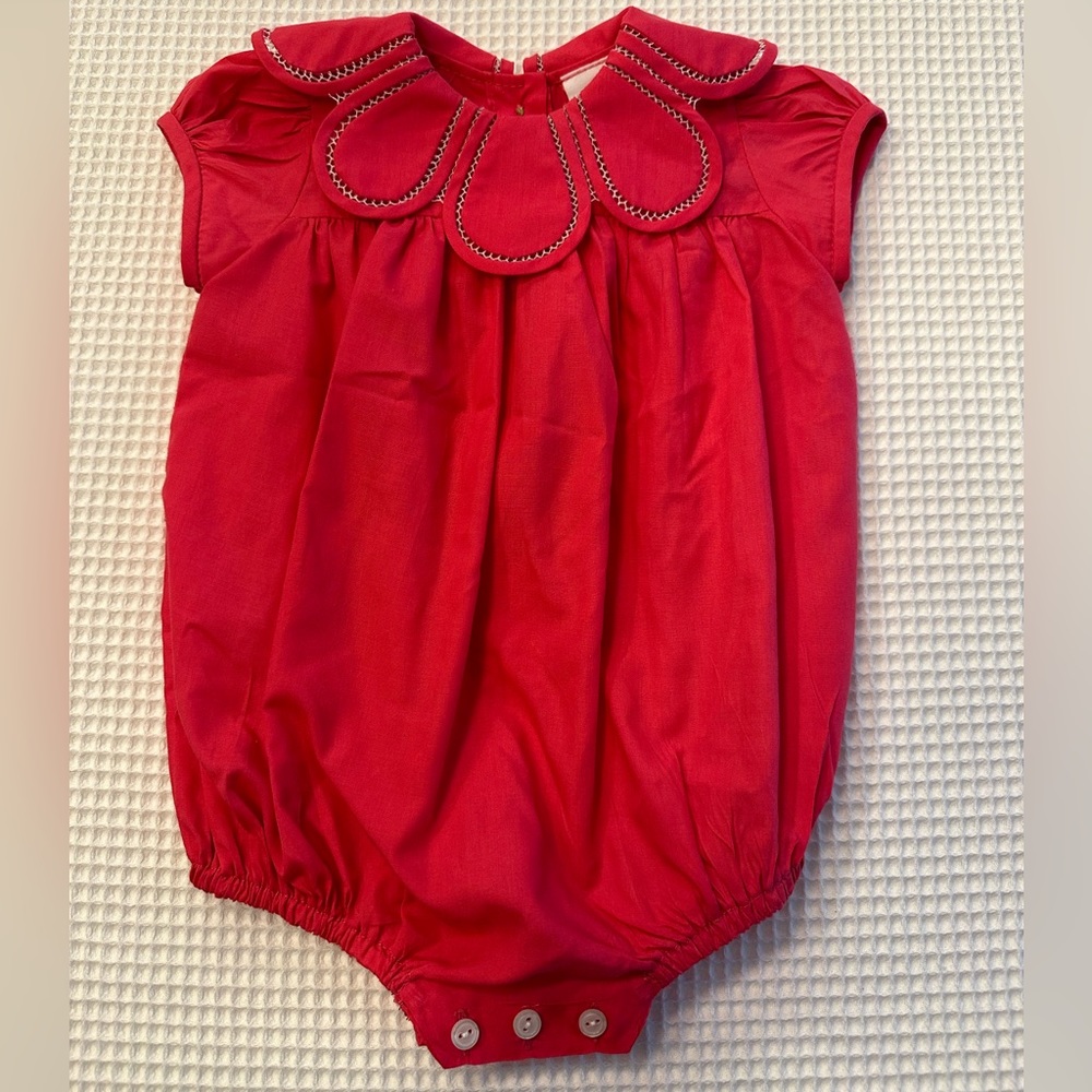 Proper Peony Pink Tulip Bubble Dress. Size 9 months.